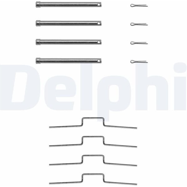 Delphi ZubehöR FüR BremsbeläGe Vorne Land Rover 110/127 90 Defender-image