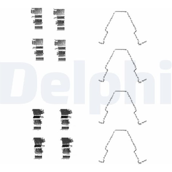 Delphi ZubehöR FüR BremsbeläGe Hinten Kia Carens Clarus Shuma-image