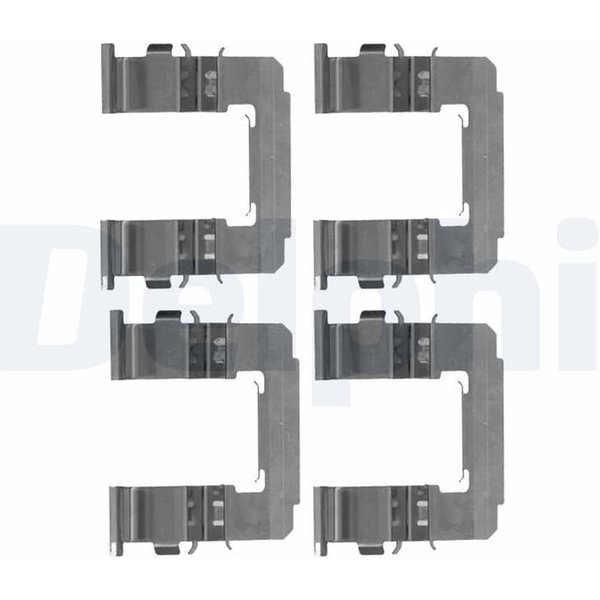 Delphi ZubehöR FüR BremsbeläGe Vorne Subaru Forester Impreza Legacy Outback LX0487-image