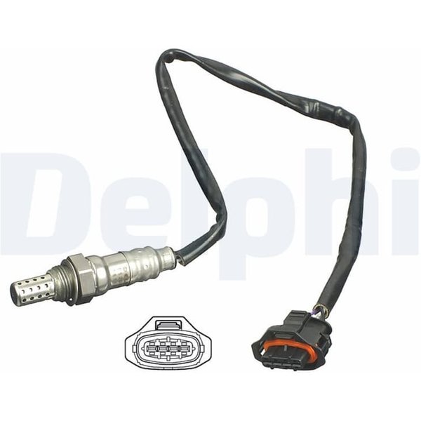 Delphi Lambdasonde Vor Katalysator Chevrolet Opel ES20426-12B1-image