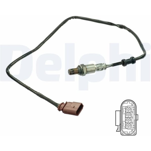 Delphi Lambdasonde Vor Katalysator Seat Mii Skoda Citigo VW Load Up!-image