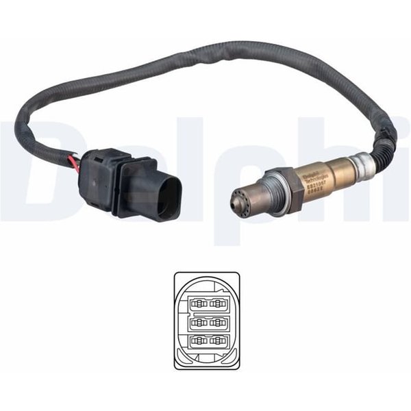 Delphi Lambdasonde BMW 1Er 2Er 3Er 4Er 5Er 7Er X3 X5 X6 3,0-image
