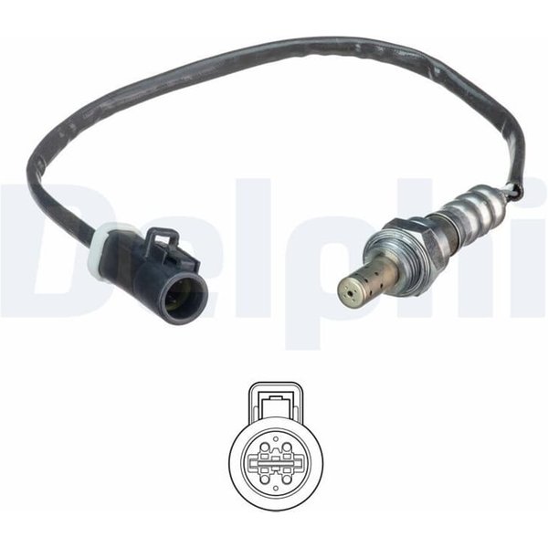 Delphi Lambdasonde Nach Katalysator Ford Fiesta Fusion ES21085-12B1-image