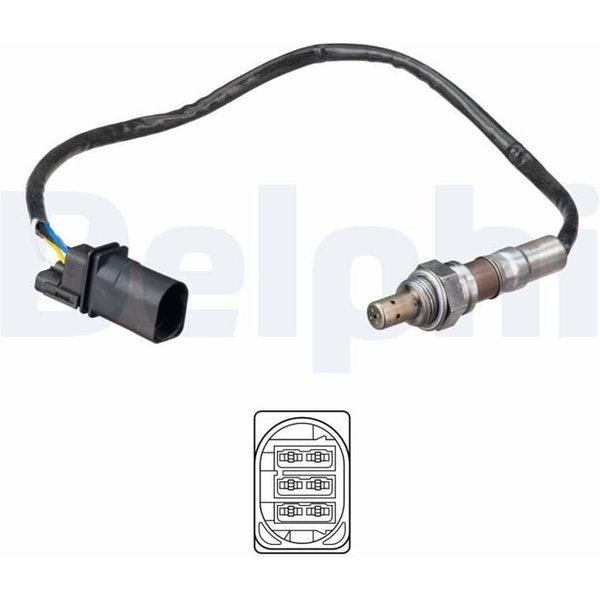 Delphi Lambdasonde Audi Seat Skoda VW ES21149-12B1-image