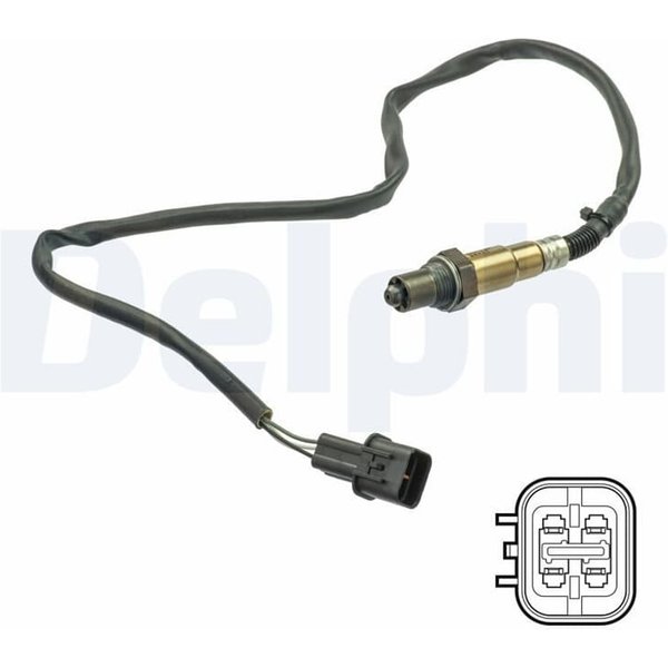 Delphi Lambdasonde Hyundai Kia ES21157-12B1-image