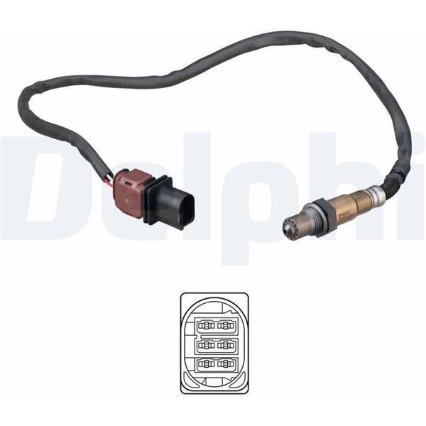 Delphi Lambdasonde Vor Katalysator Ford Ecosport Fiesta-image