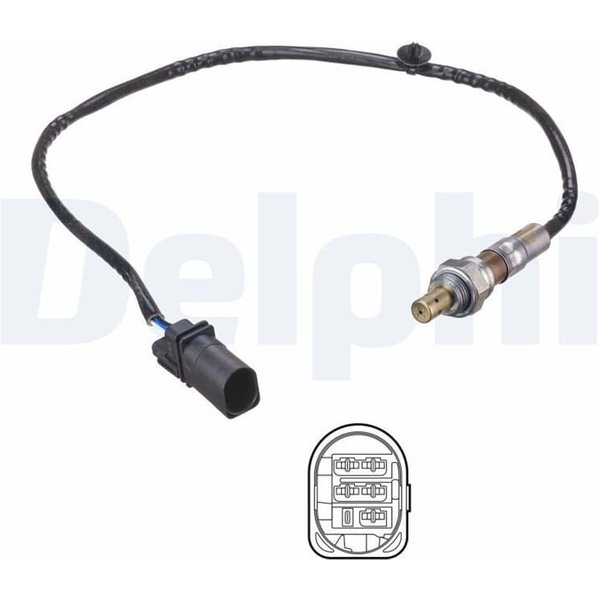 Delphi Lambdasonde Vor Katalysator Fiat Doblo Fiorino Grande Punto Qubo 1,3-image