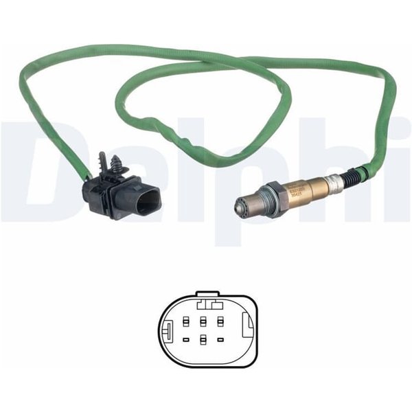 Delphi Lambdasonde Mercedes ES21203-12B1-image