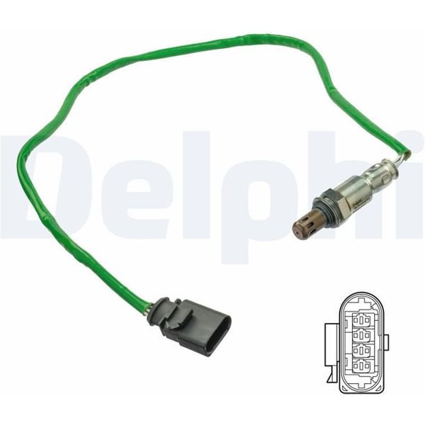 Delphi Lambdasonde Nach Katalysator Audi Seat Skoda VW ES21206-12B1-image