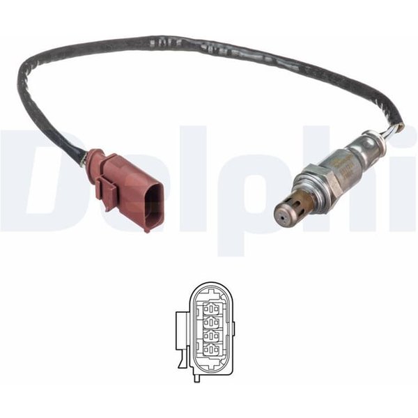 Delphi Lambdasonde Vor Katalysator Audi Seat Skoda VW ES21224-12B1-image