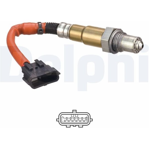 Delphi Lambdasonde Vor Katalysator Nissan Juke Micra Qashqai 1,5-image