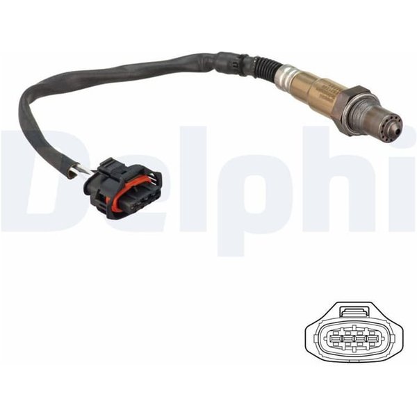 Delphi Lambdasonde Nach Katalysator Opel Astra H Zafira B 1,6-image
