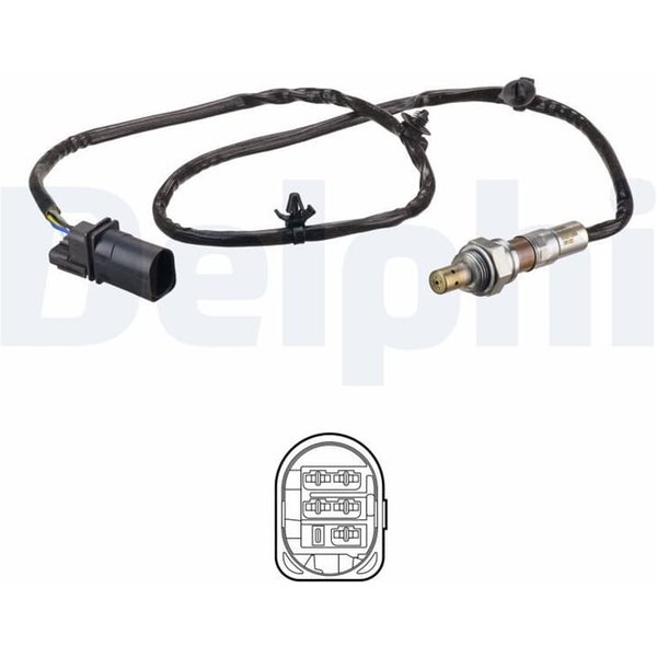 Delphi Lambdasonde Vor Katalysator Opel Corsa D 1,3-image