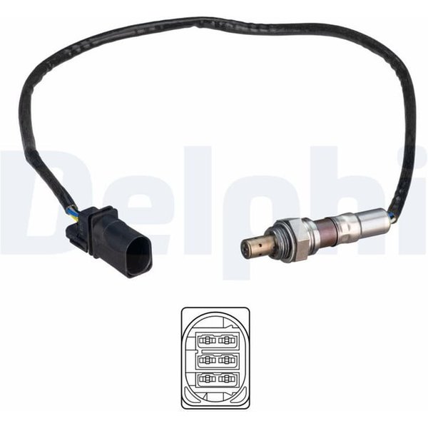 Delphi Lambdasonde Vor Katalysator Audi Seat Skoda VW ES21291-12B1 2,0-image