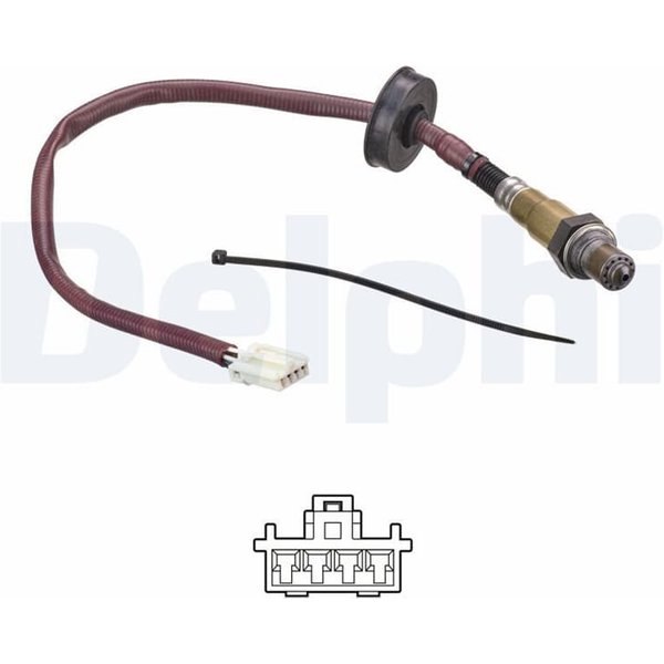 Delphi Lambdasonde Nach Katalysator Mitsubishi Colt Smart Forfour-image