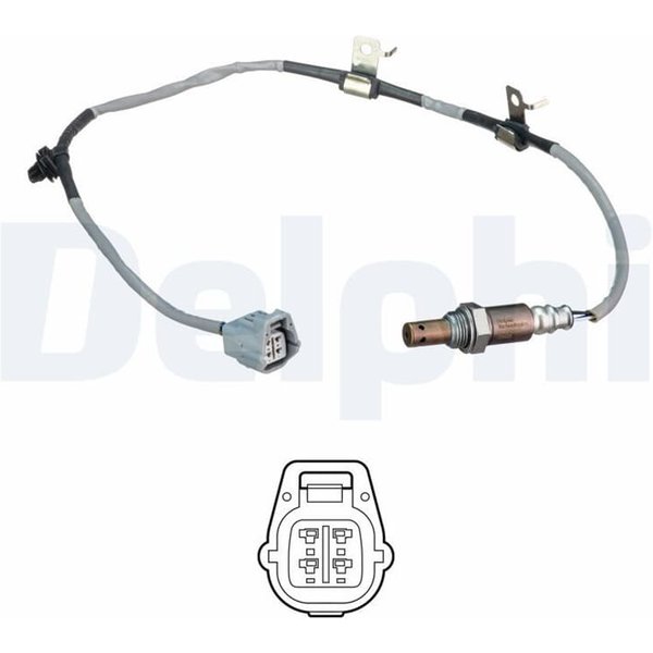 Delphi Lambdasonde Nach Katalysator Mazda 3 6-image