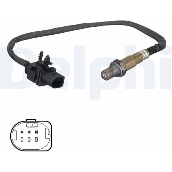Delphi Lambdasonde Vor Katalysator Citroen Jumper Peugeot Boxer 2,2-image