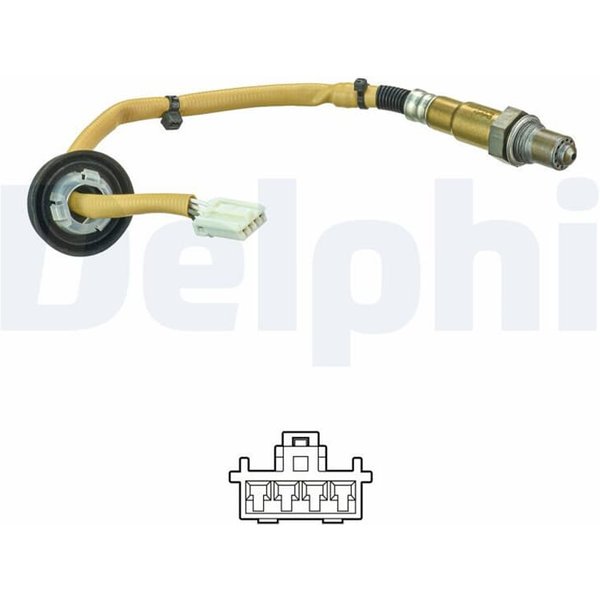Delphi Lambdasonde Vor Katalysator Mitsubishi Colt 1,3-image