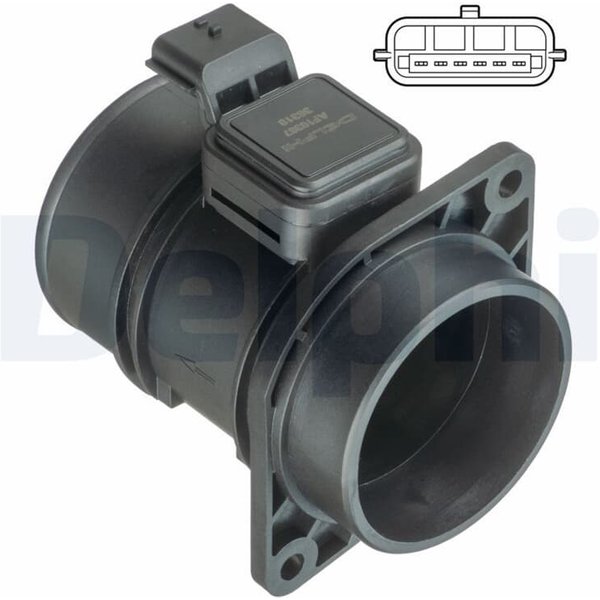 Delphi Luftmassenmesser Nissan Opel Renault AF10367-12B1-image