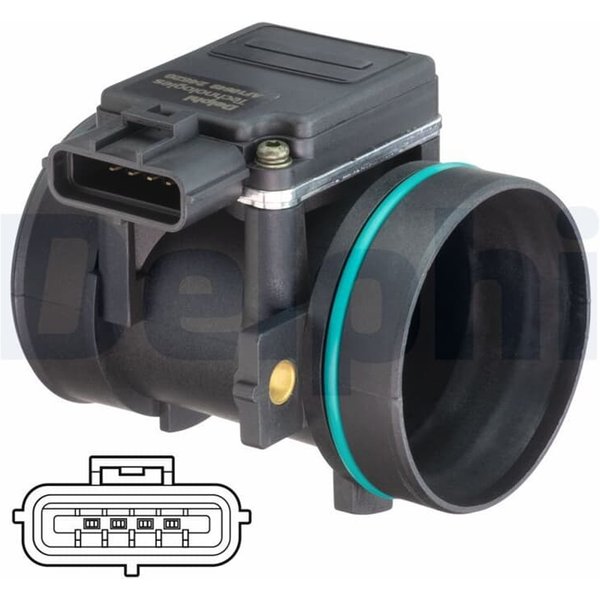 Delphi Luftmassenmesser Ford Courier Fiesta Ka Puma-image