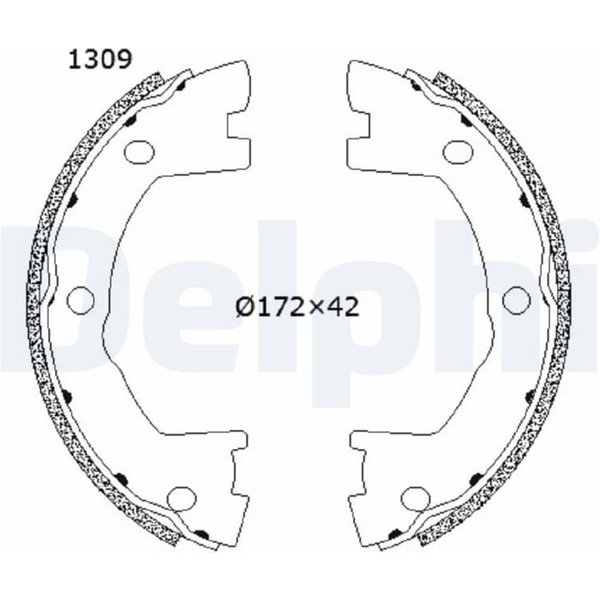 Delphi Bremsbacken Nissan Cabstar Nt400-image