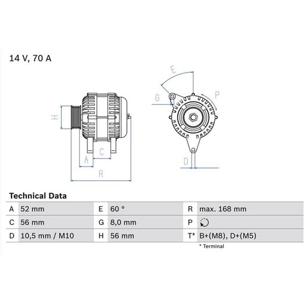 Bosch Lichtmaschine Citroen Ax Saxo Xsara Peugeot 106 1,5-image