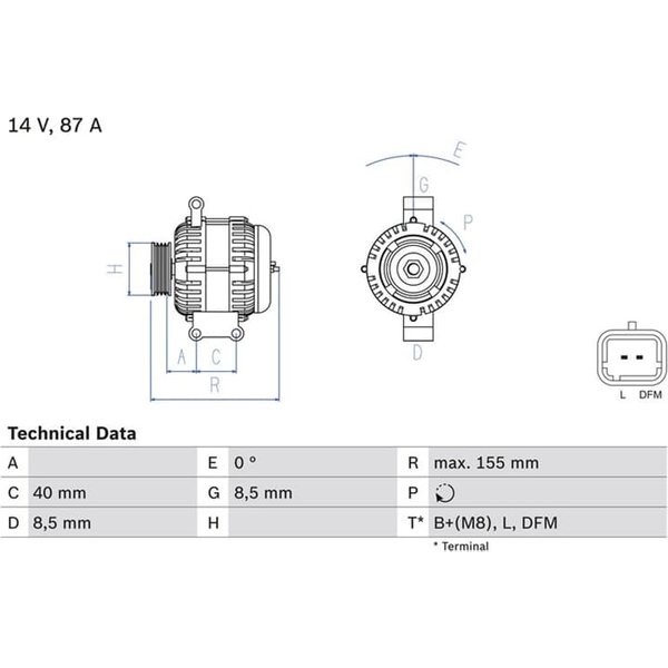Bosch Lichtmaschine 0986042720 Renault Clio Kangoo Megane ScéNic Thalia-image