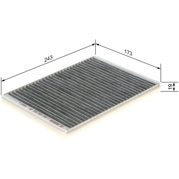 Bosch Aktivkohle-Innenraumfilter Renault Megane 1-image