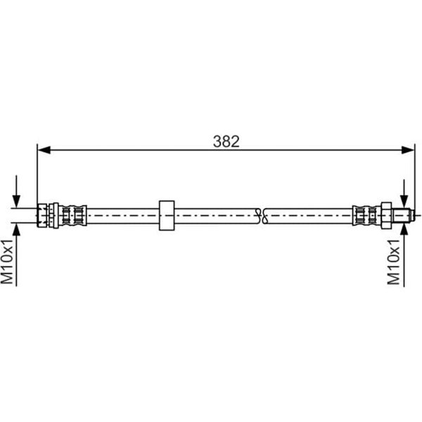 Bosch Bremsschlauch Hinten Ford Tourneo Transit 1,8-image