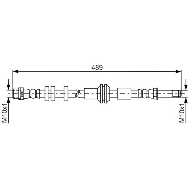 Bosch Bremsschlauch Hinten Audi A6 A7-image