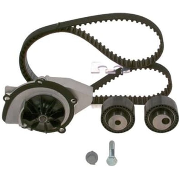 Bosch Zahnriemensatz + Wasserpumpe Citroen Fiat Lancia Peugeot 1987946440 2,2-image