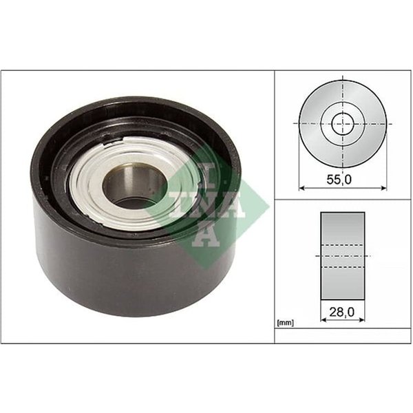 INA Umlenkrolle FüR Keilrippenriemen Audi A4 A5 A6 A7 A8 Q7 VW Amarok Touareg-image