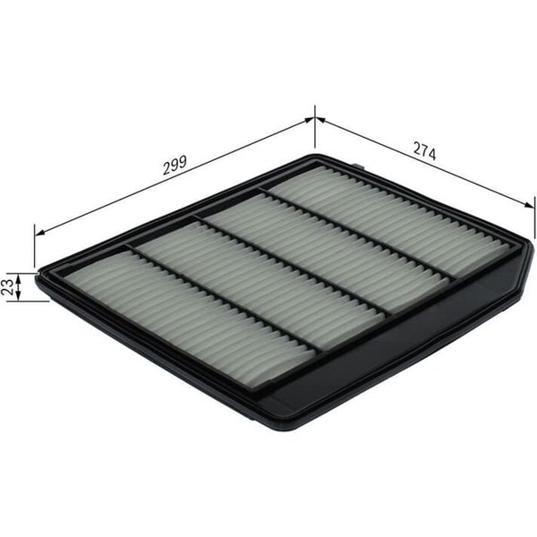 Bosch Luftfilter Suzuki Sx4 Vitara 1,4-image