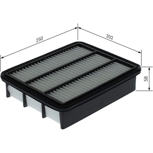 Bosch Luftfilter Mazda 6 Cx-5 Cx-9-image