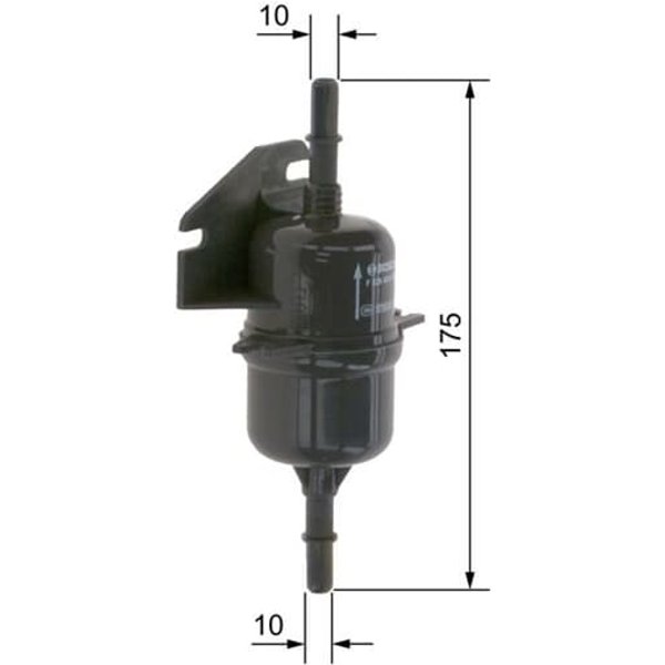 Bosch Kraftstofffilter Fiat Palio Seicento Siena-image