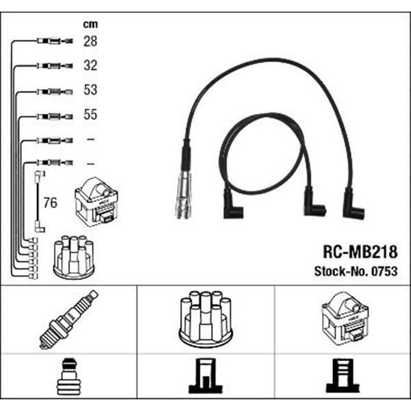 NGK ZüNdkabelsatz Mercedes 123 G-Klasse-image