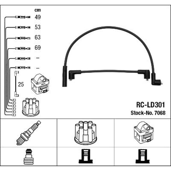 NGK ZüNdkabelsatz Lada Nova Samara-image