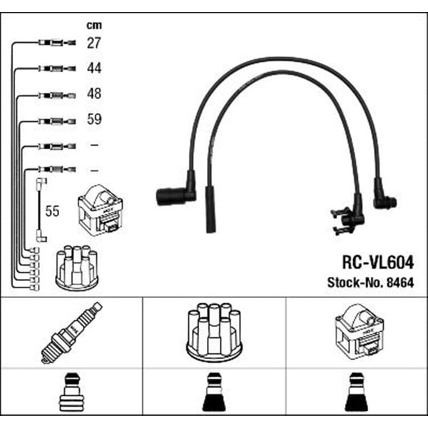 NGK ZüNdkabelsatz Volvo 440 460 480-image