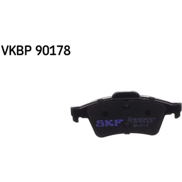 SKF BremsbeläGe Hinten Ford Nissan Opel Renault Saab-image