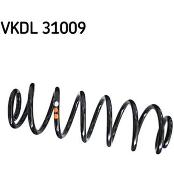 Skf Feder Hinten Skoda Superb Vw Golf-image