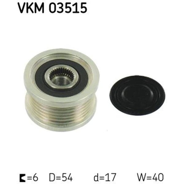 SKF Generatorfreilauf BMW Chevrolet Opel-image