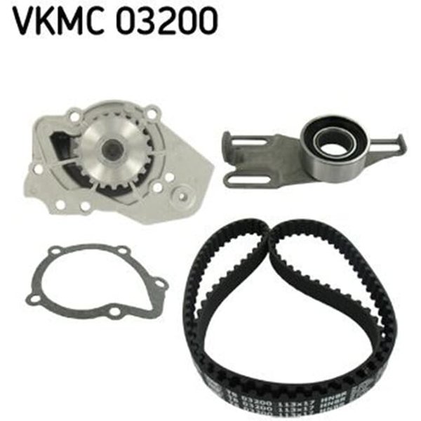 SKF Zahnriemensatz + Wasserpumpe Citroen Bx Visa Zx Peugeot 205 305 309 405-image