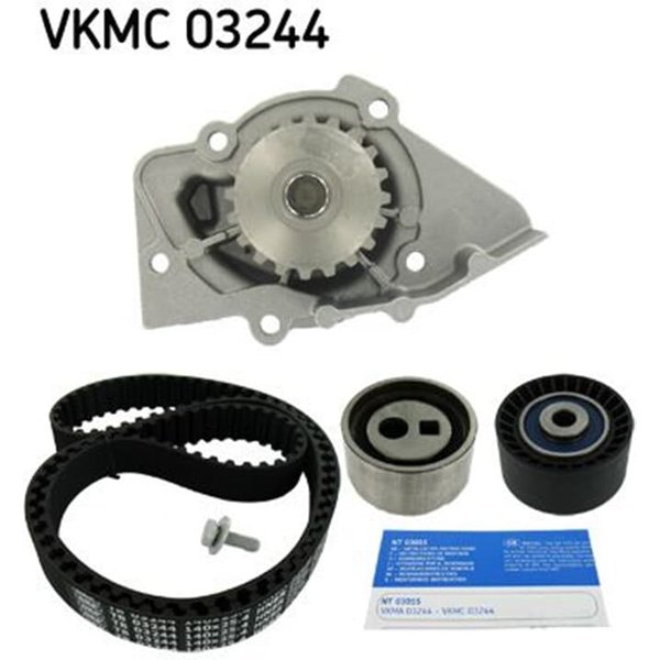 SKF Zahnriemensatz + Wasserpumpe Citroen Fiat Peugeot Toyota 1,9-image