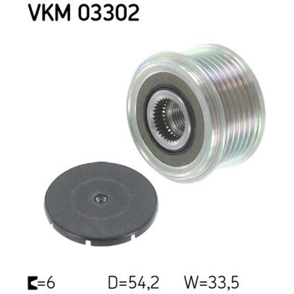 SKF Generatorfreilauf Citroen Fiat Ford Mini Peugeot Volvo-image