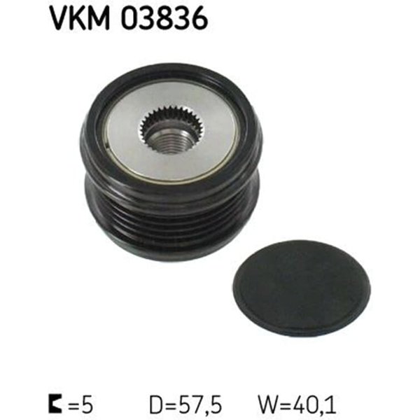 SKF Generatorfreilauf Mercedes A-Klasse B-Klasse Smart Forfour 1,5-image