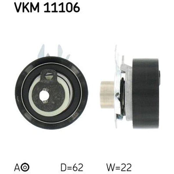 SKF Spannrolle Seat Skoda VW VKM11106-image