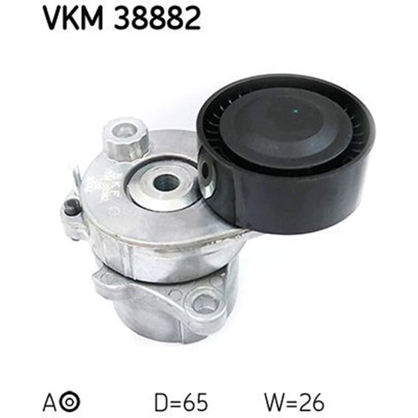 SKF Spannrolle Mercedes Sprinter Viano Vito 2,2-image