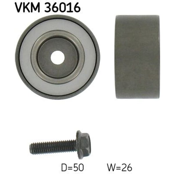 SKF Umlenkrolle FüR Keilrippenriemen Mitsubishi Renault Volvo-image