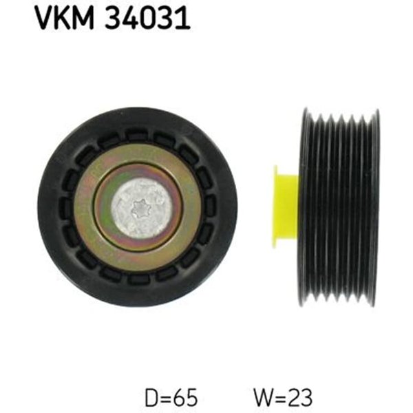 SKF Umlenkrolle FüR Keilrippenriemen Ford Mondeo Transit Jaguar X-Type-image