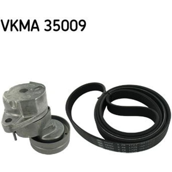 SKF Keilrippenriemensatz Opel Astra Calibra Frontera Omega Sintra Vectra-image